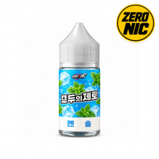 [무니코틴 입호흡액상] 모두의제로 멘솔 30ml