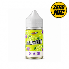 [무니코틴 입호흡액상] 모두의제로 머스캣 30ml