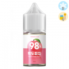 [입호흡액상] 콩콩쥬스 98% 백도피치 30ml⠀